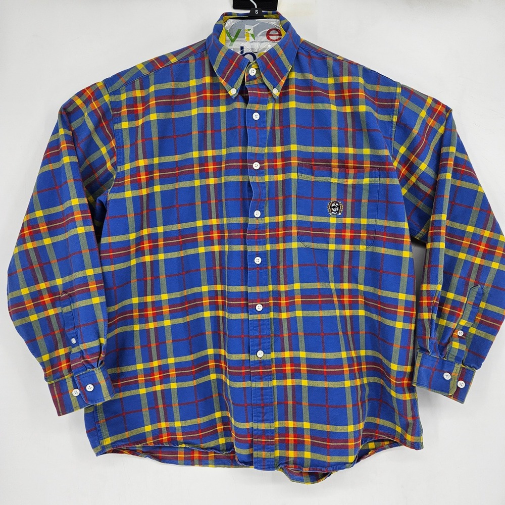 Cinch Shirt Mens Large Western Blue Plaid Button Down Cowboy Rodeo Long‎ Sleeve